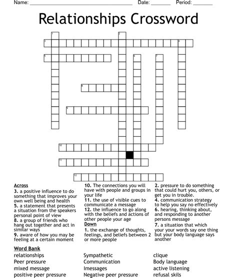 Relationship strains crossword. Things To Know About Relationship strains crossword. 